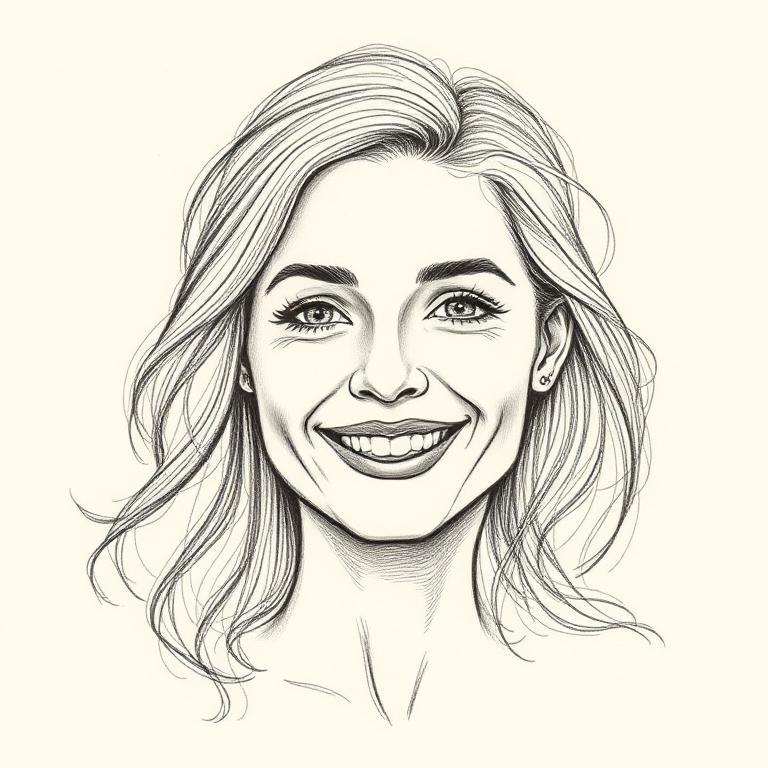 Pencil drawing example
